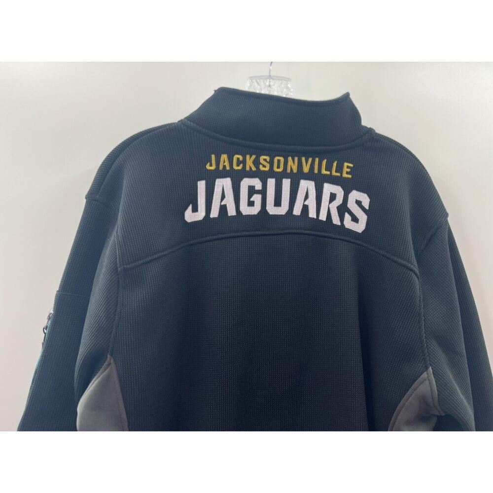 NFL Jacksonville Jaguars Men’s 1/4 Zip Pullover Embroidered Back Size L NWT - Picture 9 of 12